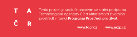 TAČR Program Prostředí pro život TAČR Program Prostředí pro život